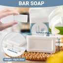 Kacctyen 1000 Pcs 0.35oz Mini Bar Soap Bulk Individually Wrapped Bulk Hand Hotel Soap Bars Travel Size Toiletries for Guest Vacation Bathroom Rentals