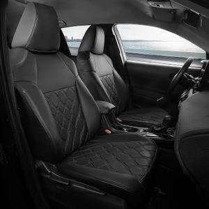 FREESOO Leather Seat Covers for Toyota Corolla Sedan, 2023-2027 LE