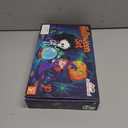 Witch Costume for Girls Aged 3-8 Years Halloween Light Up Skirt with Broom Hat Treat Bag Kids Toddler Girls Dress Up (Purple)