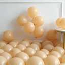 A Baby is Brewing Baby Shower Decorations 187Pcs Coffee Brown Sand White Balloons with Chocolate Long Balloons for Boho Gender Reveal Pregnancy Bridal Shower Birthday Party Supplies