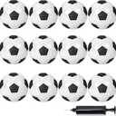 12 Pack Mini Soccer Balls for Kids, 4'' Small Soccer Ball for Pool Beach Garden Sports Game Party Supplies, Inflatable Mini Classics Soccer Balls for Indoor Outdoor Games