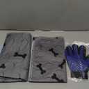 Washable Dog Pee Pads with Free Grooming Gloves,Non Slip Dog Mats with Great Urine Absorption,Reusable Puppy Pee Pads for Whelping,Potty,Training,Playpen (24x24 Inch (Pack of 2))