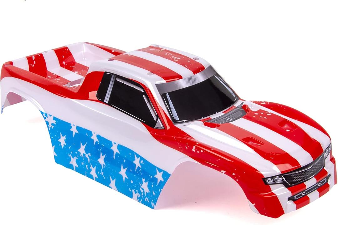 SummitLink Custom Body USA Flag Style Compatible for Hoss 4X4 VXL 3S 4WD Truck Shell Cover(Truck not Included) H-US-01