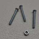 Hillman No. 1/4-20 in. x 2 in. L Slotted Round Head Zinc-Plated Steel Machine Screws 5 pk