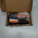 ValueMax 2-Pack Box Cutter Knife, Cardboard Cutter with Self-Retracting 3-Position Locking Blade, Safety Sheath, Lanyard, Extra 18 Blades Included, Blade Storage Design