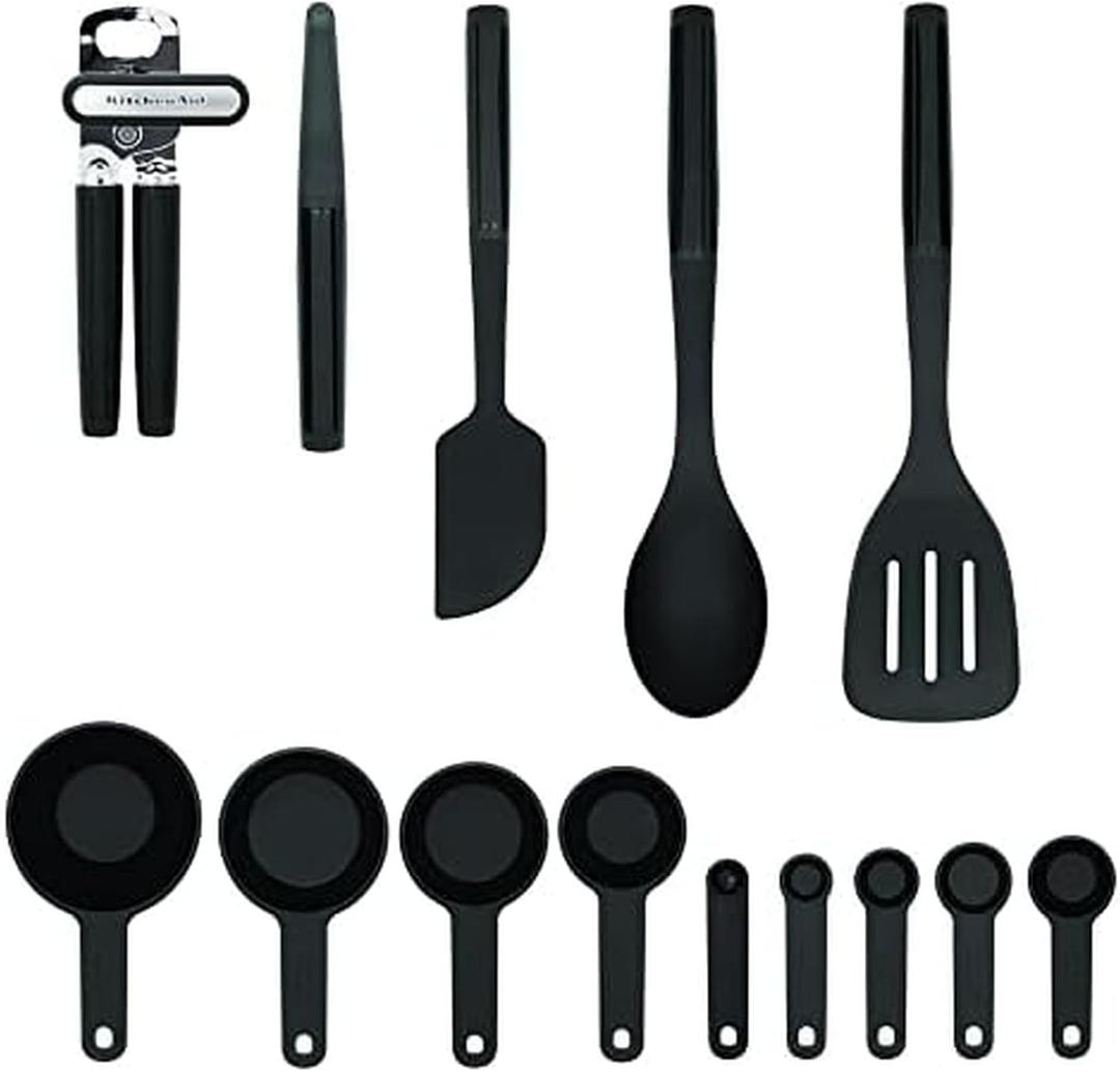 KitchenAid Universal Tool and Gadget Set, 14 Piece, Black