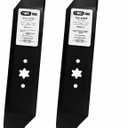 QWD 942-04290 Mower Blades 2 Pack for Cub Cadet 46 Inch Deck, 6 Point Star High Lift Blades Replacement for 942-04244A 742-04290 742-04244, Fits LT46 XT1 LT46 XT2 LX46 Troy-Bilt Craftsman