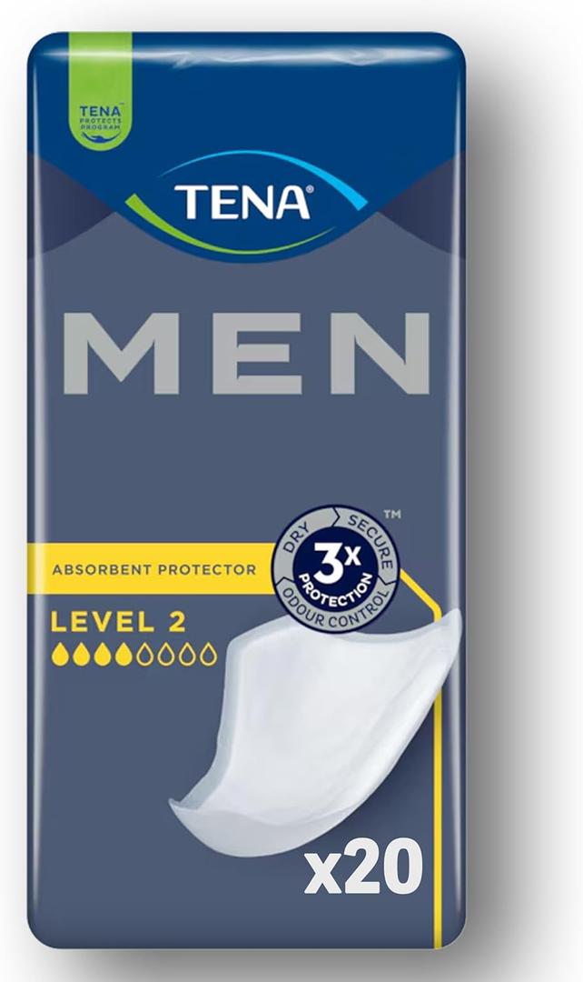 TENA MEN Level 2 - 20 incontinence pads by Tena