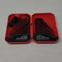 35-Piece Allen Wrench Sets Metric and Standard Hex Key Set, Allen Key Set, MM(0.7mm-10mm) SAE(0.028"-3/8), Chrome Vanadium Steel