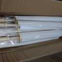 White Paper Umbrellas, 33 Inch Japanese Parasol for Weddings