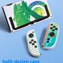 Slim Dock-Friendly Hard Shell Protective case for Switch 2 (2025), White, Compatible with Joy-con, Anti-Fingerprint, Precise Cutouts, Travel-Friendly