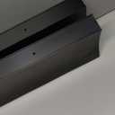 Barzen, Door Rain Drip Guard, 76 inches Long, Dark Bronze (Black) Aluminum 2Pack