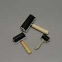 YYaaloa 3 Pack Rubber Roller Brayer Rollers 1.4/2.4/4 Inch Art Craft Roller for Printmaking,Ink,Wallpapers Stamping Gluing Tools Oil Painting Tools (Beige-1.4/2.4/4 Inch)
