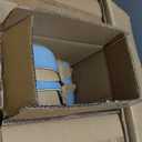 GBHOME Ceramic Dinnerware Sets for 6, 18 Pieces Stoneware Plates and Bowls Sets, Scratch Resistant Dish Sets for Dinner, Dishwasher & Microwave Safe, Brunnera Blue