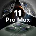 TAURI 3 in 1 Magnetic for iPhone 11 Pro Max Case, with 2X HD Screen Protector, 10 FT Drop Protection, Compatible with Magsafe Case for iPhone 11 Pro Max Phone Case 6.5 inch - Black