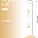 Cinnvoice 2 Pack Gold Shirt Display Stand Metal Clothing Display Stand Garment Rack 48-72 Inch Adjustable Clothing Rack for Highlighting Featured Merchandise Shop Retail Store