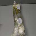 Fall Flowers Fake Flowers Mums for Outdoors Autumn Decoration, 6 Bundles Artificial Flowers Faux Silk Plants Realistic UV Resistant for Outside Planter Patio (Fall Yellow Orange)