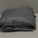 LIAMST Magnetic Thermal Insulated Door Curtain, Fits Door Size 32" x 80", Center Opening, Durable Oxford Cloth&Thicken Polyester Fiber, Weighted Bottom,Temporary Thermal Curtains (Gray)