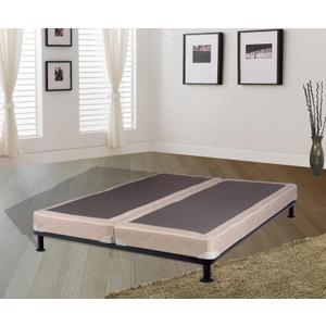 4-Inch Fully Assembled Low Profile Split Wood Traditional Box Spring/Foundation For Mattress Set, Twin XL
