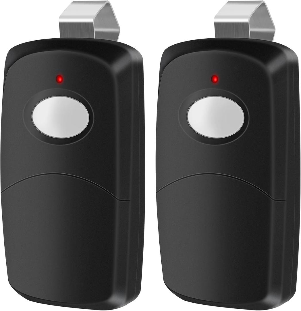 2 Replacement for Multicode Linear 3089 Garage Gate Door Opener Remote Transmitter,308911,MCS308911,10 dip Switch 300mhz,Black