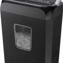 Bonsaii Paper Shredder for Home Use, 3.4 Gal Wastebasket, 6 Sheet Crosscut Paper Credit Cards, Staples, and Clips Shredder for Home Office Use, Portable Handle Design (C237-B New Version)