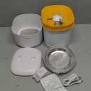 Automatic Cat Feeders - 2L Cat Food Dispenser Easy to Use, Timed Automatic Pet Feeder with Over 180-day Battery Life, 1-6 Meals Dry Food Programmable Portion Control Also for Dogs (White)