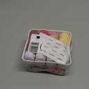 Mrsdry Travel Size Toiletries 8 Pack, TSA Approved 3oz Silicone Squeeze Bottles & Cream Jars with Clear Travel Bag (Cherry Red)