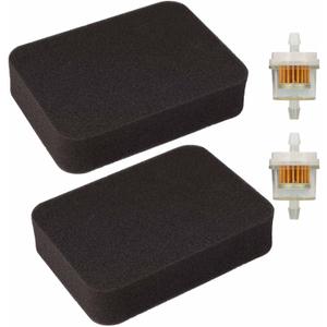 2 Pack 17211-899-000 Air Filter, Compatible with Honda Generator EB3000 EB3500 EB3500X EB5000X EB6500 EB6500X GP6500 EM3000 EM3500S EM5000 EM5000X EM5000SX 17211899000 Foam Air Filter Parts