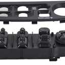 Power Window Switch Fits for 2002-2010 Dodge Ram 1500 2500 3500, 2001-2004 Dodge Dakota, Driver Side Control Door vidrios Master Switch OEM 56049805AB.Black Panel