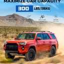 Wonderdriver 300lbs Lockable Roof Rack Cross Bars Compatible with Toyota 4Runner 2010-2024 with Side ROOF Rails, Heavy Duty Aluminum Roof Rails Crossbars Cargo Canoe Black Rooftop Cargo.