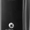 Wall Mounted Hand Soap Dispenser Bathroom, 1200ml 40oz Commercial Stainless Steel Black Liquid Soap Dispenser Wall Mount (Vertical Black)