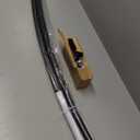 Bonpally Curved Shower Curtain Rod for Bathroom, 40-72 Inches Adjustable Curved Shower Rod, 0.9MM Aluminum Shower Curtain Rod with Rotating Brackets for Extra Shower Space, Need to Drill, Black