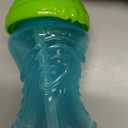 Nuby 3 Piece No-Spill Easy Grip Cup with Flex Straw, Clik It Lock Feature, Boy, 10 Ounce (Red, Blue & Green)