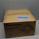 Under Desk Elliptical Machine, Leg Exerciser as Seen on TV While Sitting for Senior with Remote Control, Portable & Quiet Pedal Exerciser with 12 Adjustable Speed, Black