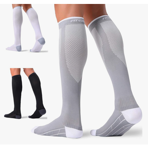 FITRELL 3 Pairs Compression Socks for Women and Men 20-30mmHg-Circulation Support Socks S/M