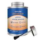 Leather Adhesive,120ML Leather Repair Glue Cement,Super Glue with Brush for Purses,Sofas,Furniture,Car Seat,Shoes,Waterproof, High Strength