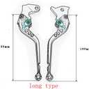 CNC Clutch Brake Levers Fit for RE Classic 350 350cc Meteor 2021-2025, Super Meteor 650 2023, Hunter 350 HNTR 2022-2024 Silver Long