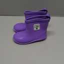 Tree Grandpa Toddler Rain Boots Size 6 for Boys Girls Waterproof Baby Kids Rain Boots With Easy-on. Size 14