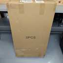 3 Pcs Large PVE Cylindrical Pedestal Stand, White Cylinder Stands for Party, Pedestal Stand for Wedding Cakes, Centerpieces, Floral Arrangements & Party Decor. (35.43"+29.52"+23.62")