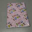 2 x RiukRaiu Valentine's Day Wrapping Paper for Men Women - Pink Gift Wrap Balloon Heart Envelope for Romantic Lovers Wedding - 4 Folded Sheets 28 X 40 Inch, Easy to Store