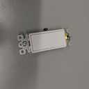 Enerlites Light Switch On/Off Paddle Wall Switch 91150-W | 15 Amp, 120V/277V, AC, Single Pole, 3 Wire, Grounding Screw, Residential and Commercial Graded Light Switch, UL Listed | White -   Wall Plate Not Included, 20 Pack