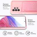 MOWIME Compatible with Samsung Galaxy A53 5G Case with Card Holder, Cheetah Print Shockproof Soft TPU Protective Cover Women Girls, Anti Scratch Wallet Case for Galaxy A53 5G 6.5 Inch, Pink