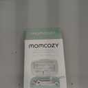 Momcozy Bottle Brush Set - Baby Bottle Cleaner Kit with Silicone Brush, Nipple Brush, Straw Brush, Soap Dispenser, Drying Rack - 7 in 1 Bottle Cleaning Tool for Home and Travel, Green (Classic Style)