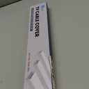 39in Cord Covers for Wires on Wall, YCLYC Wall Cord Cover, Large TV Cable Hider Wall Kit, Beige TV Cord Hider for Wall Mounted TV, Electrical Cable Raceway Cord Organizer, 3 X L13in W1.2 H0.7