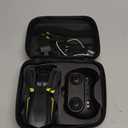 Drone with Camera, Dual 720HD, Drone for Kids with Cool Lights, Gestures Control, Vertical Shooting, Waypoint Flight, Gravity Control, 3D Flip, 3-Speeds, Drones for Adults, Beginners, Kids (Black)