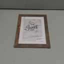 Califortree 5x7 Picture Frame - Can Display Photo 4x6 with Mat, Wood Frame with Shatterproof Plexiglass, Wall & Tabletop Display, Rustic Brown