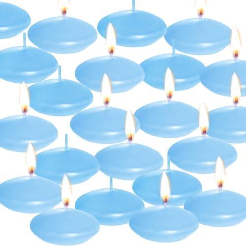 20 Pcs Floating Candles Centerpieces, 1.5 Inch Unscented Floating Candles Vases for Valentine's Day, Thanksgiving, Wedding, Holiday, Parties and Home Decor