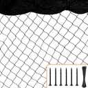 BSTPCOO Bird Nets 25'x100' with 1" Mesh Nylon Poultry Netting Heavy Duty Aviary Net Chicken Coop Netting, Garden Netting Deer Fence for Fruit Tree Trellis Net