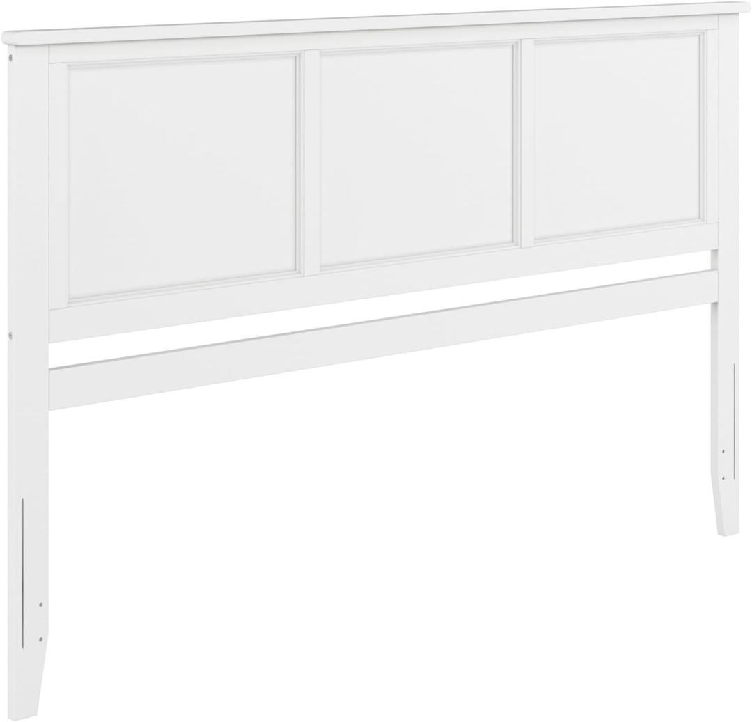 AFI, Madison King Solid Wood Panel Headboard, White