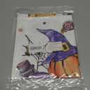 Halloween Pumpkin Spooky Table Runner Witch Hat Spider Webs Burlap Table Runners, Autumn Seasonal Coffee Table Center Decor for Home Kitchen Dining Party Indoor Outdoor 13x90 Inch